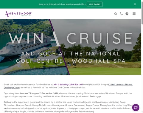 Cruise And Golf At National Golf Centre