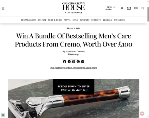 Cremo Men’s Grooming Bundle