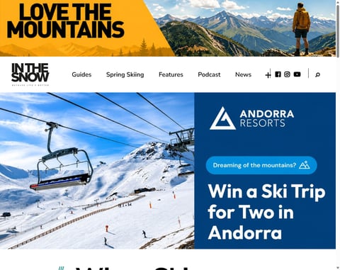 7-Night Ski Holiday In Andorra