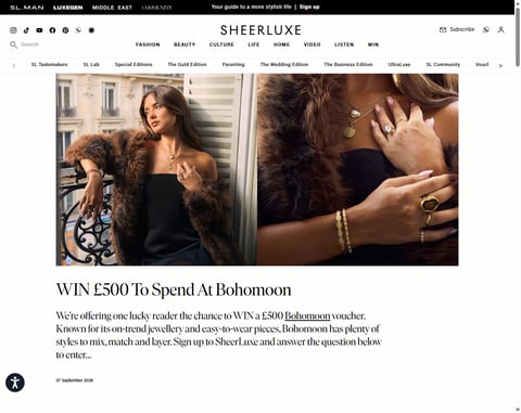 £500 Bohomoon Vouchers