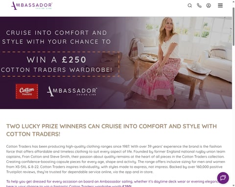 £250 Cotton Traders Vouchers